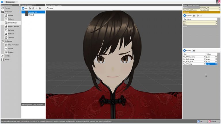 RPGBakin_AboutBakin_Gallary_Blendshapes_EN
