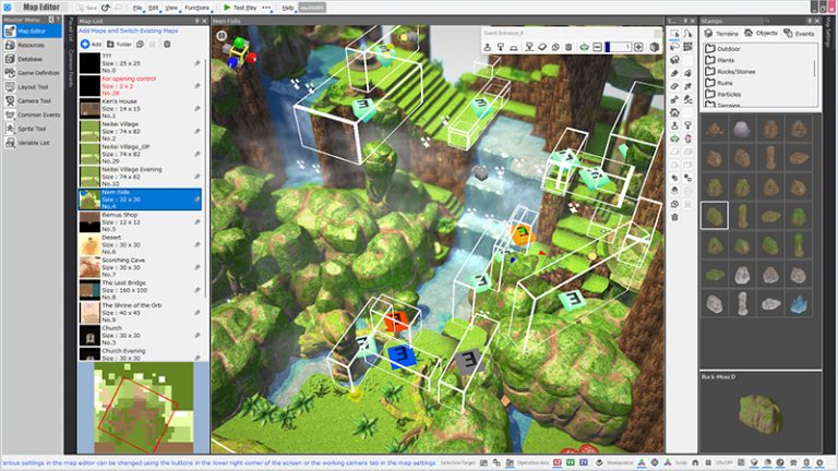 RPGBakin_AboutBakin_Gallary_Waterfall_EN
